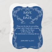 SAVE THE DATE KARTE - DATUM, NACHRICHT, FARBE (Vorne/Hinten)