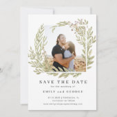 Save the Date-Karte des Magischen Fotos Forest Date (Vorderseite)