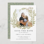 Save the Date-Karte des Magischen Fotos Forest Save The Date (Vorne/Hinten)