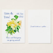 'Save the Date' Karte, Dreaming Spips Rose (Vorne & Hinten)