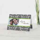 Save the Date Karte für Damaskop-Wallpaper (Vorderseite)