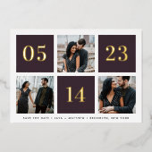 Save the Date Karte für das Fotolackenband (Vorderseite)