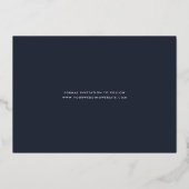 Save the Date Karte für das Fotolackenband (Rückseite)