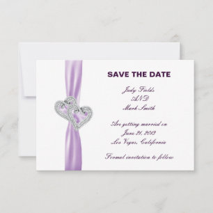 Save the Date-Karte für den benutzerdefinierten He Date