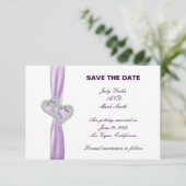 Save the Date-Karte für den benutzerdefinierten He Save The Date (Stehend Vorderseite)