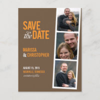 Save the Date-Karte für den Foto-Stand