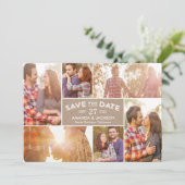 Save the Date Karte für die Foto-Schaufenster (Stehend Vorderseite)