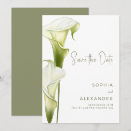 Save-the-Date-Karte für eine moderne Hochzeit.  Save The Date