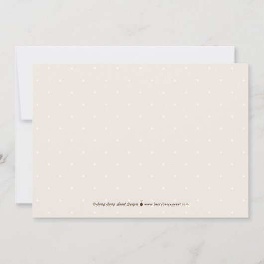 Save the Date-Karte für Funky Script Dankeskarte (Rückseite)