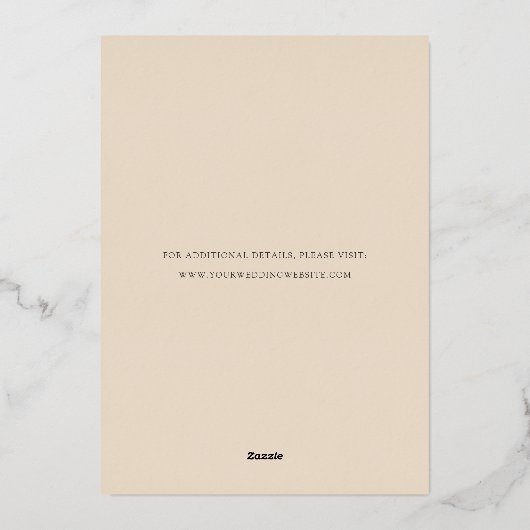 Save the Date-Karte für HerbstWiesenwiesen Folieneinladung (Rückseite)