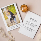 Save the Date-Karte für Minimalistisches Foto in S Einladung