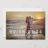 Save the Date Karte - gesamtes Foto (Vorderseite)