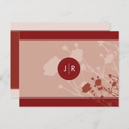 SAVE THE DATE KARTE :: Michelle W. (Vorne/Hinten)