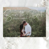 Save the Date Karte mit Fotokarte