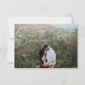 Save the Date Karte mit Fotokarte (Vorderseite)