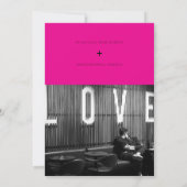 Save the Date Karte mit Typography Between the Lin (Rückseite)