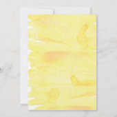 SAVE THE DATE KARTE | Rustic Wood Lemon Wedding (Rückseite)