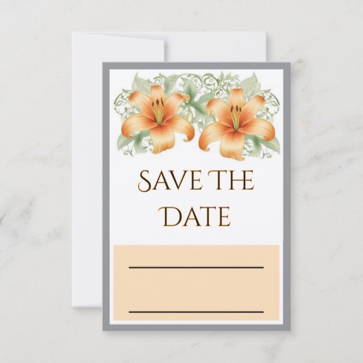 Save-the-Date-Karte Save The Date (Vorderseite)