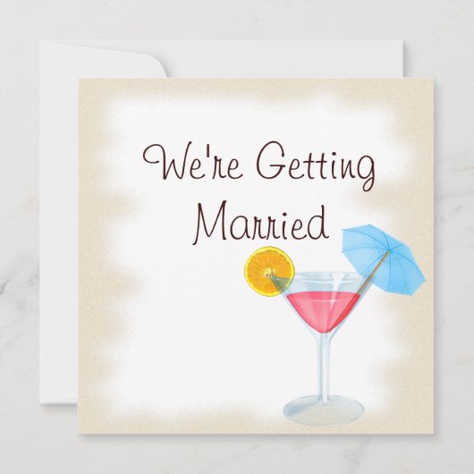 SAVE THE DATE KARTE - STRANDWÄSCHE (Rückseite)