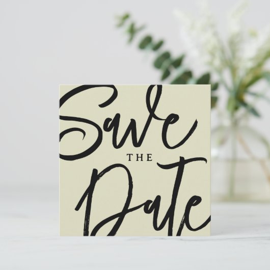 Save the Date Karte und Umschlag (Stehend Vorderseite)