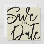 Save the Date Karte und Umschlag (Vorderseite)