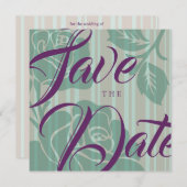 Save the Date Karte und Umschlag (Vorne/Hinten)