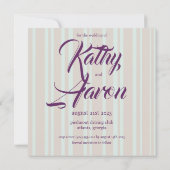 Save the Date Karte und Umschlag (Rückseite)