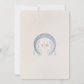 'Save the Date' Karten Alphonse Muchas Stil (Rückseite)