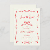 Save the Date Karten mit den Handzeichen (Vorne/Hinten)