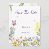 SAVE THE DATE KARTENPERFEKT FÜR WEDDINGS (Vorne/Hinten)