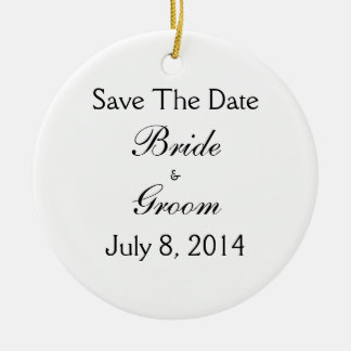 Save The Date Keramik Ornament