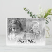 Save the Date, Kinder werden verheiratet, Foto Date (Stehend Vorderseite)