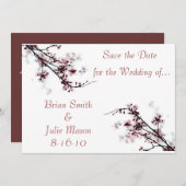 Save the Date Kirschblüte (Vorne/Hinten)