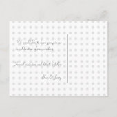 Save the Date Kissing Pop Birds Postcard Ankündigungspostkarte (Rückseite)