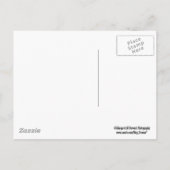 Save the Date klassische Verlobung Ring Postkarte (Rückseite)