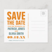 Save The Date | Knoxville, TN Ankündigungspostkarte (Rückseite)