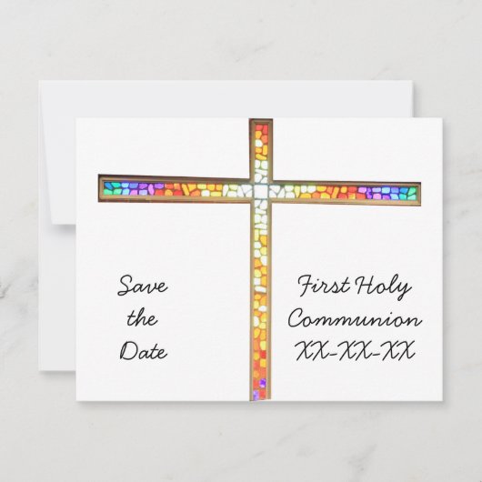 Save the Date - Kommunion - Einladung (Vorderseite)