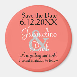 Save the Date Korallenmagnete Magnet