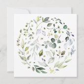 Save the Date Kräuterdesign Einladung (Rückseite)