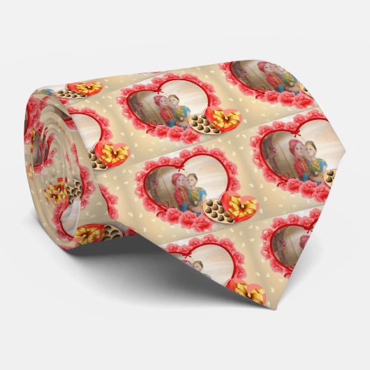 Save the Date Krawatte (Gerollt)