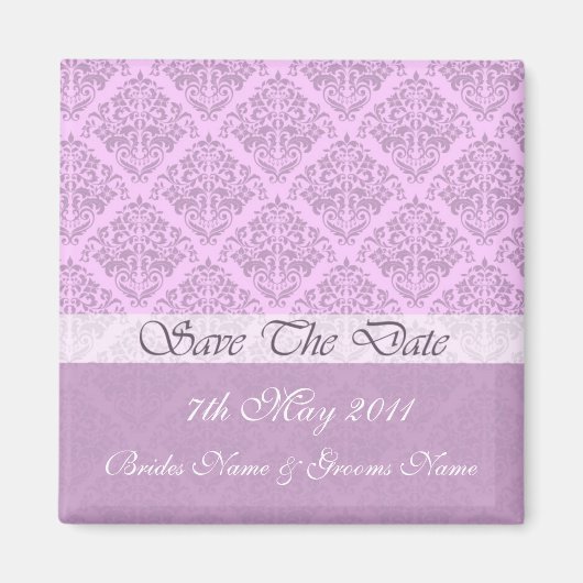 Save the Date Kühlschrankmagnet (Vorne)