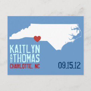 Save the Date - kundengerecht - Nord-Carolina