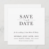 SAVE THE DATE kundenspezifisches Design Anne Marie Einladung (Vorne/Hinten)