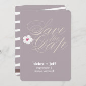 Save the Date kursiv (Vorne/Hinten)