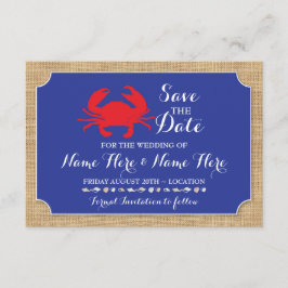 Save the Date laden Wedding