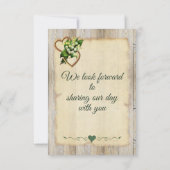 Save the Date, Land, Grauholz, Lilie & Herz (Rückseite)