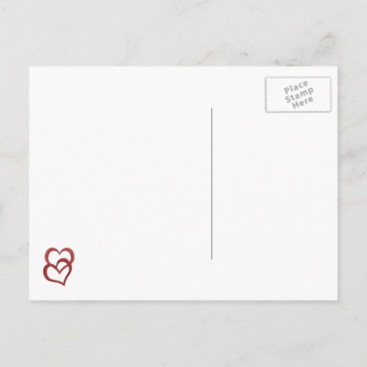 Save the Date Länderpatchwork Postkarte (Rückseite)