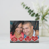 Save the Date (Las Vegas) Ankündigung von Fotos (Stehend Vorderseite)