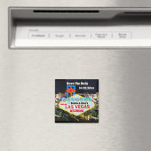 Save the Date Las Vegas Begrüßungssigne personalis Magnet (In Situ (Geschirrspüler))
