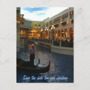 Save the Date Las Vegas Hochzeitspläne Ankündigungspostkarte